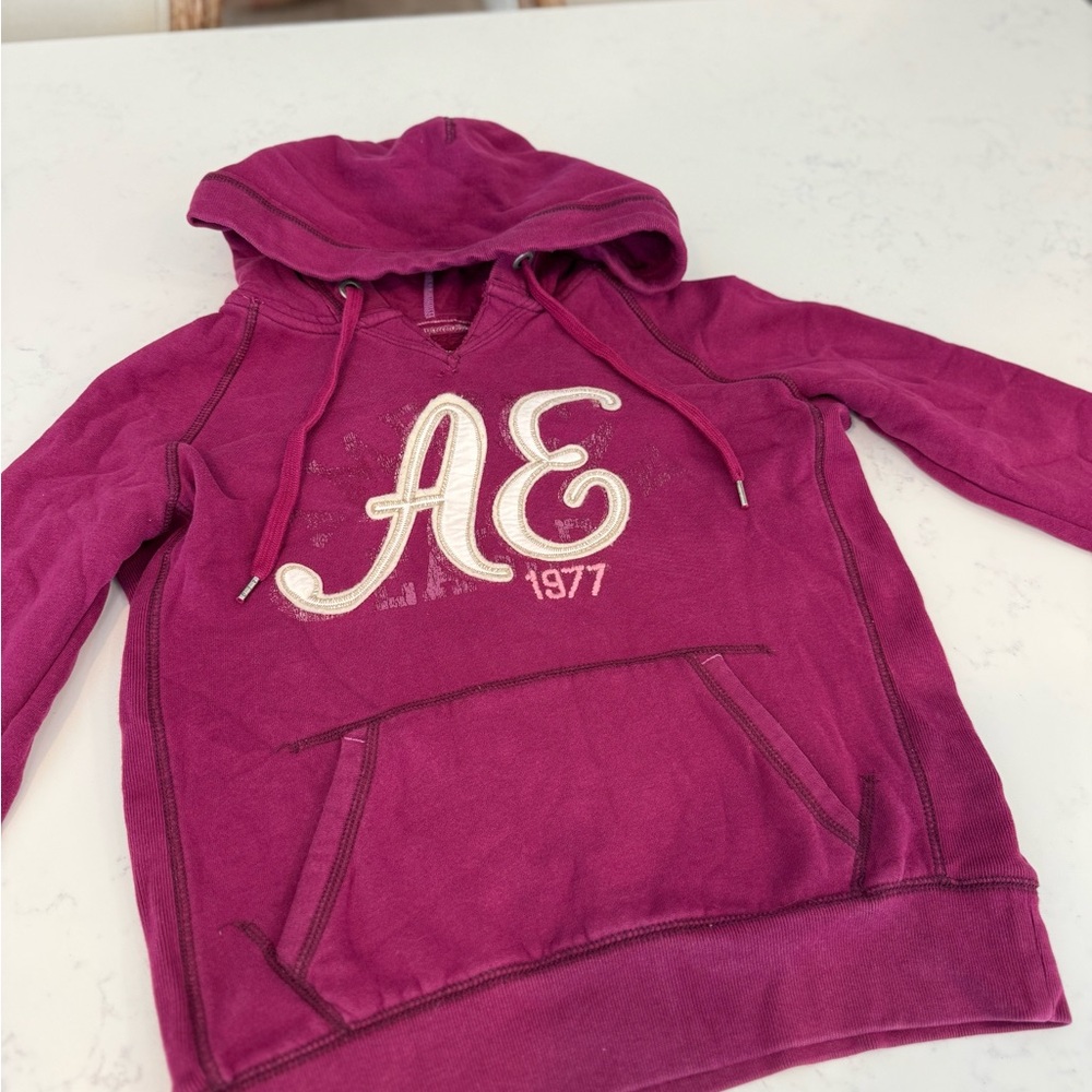 American Eagle Magenta Hoodie